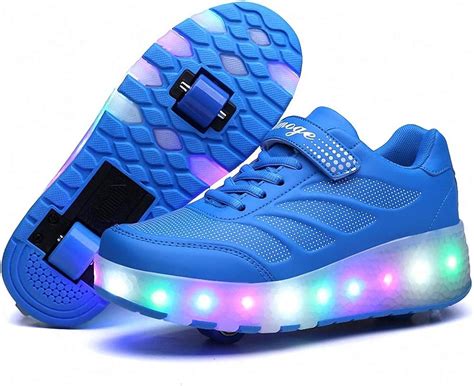 chaussures a roulettes lumineuses